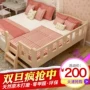 Hộ lan tôn sóng trẻ em khăn trải giường thông giường lớp 1 m trẻ em giường với trẻ em đồ nội thất cậu bé cô gái rắn giường gỗ cot giường gỗ xếp