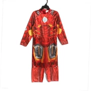 Khuyết điểm cao 100-140 quần áo Iron Man mỏng Iron Man cos quần áo trẻ em cosplay quần áo