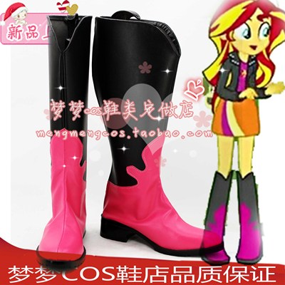 taobao agent Number 2316 Little Magnatan Girl Rainbow Rock Rock Xihui Shuo Shuo Cosplay Shoes COS Anime Shoes