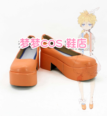 taobao agent Number 2870 Mirror Gemini Lost Rabbit and Forest Len Cos Shoes COSPLAY Shoes Anime Shoes