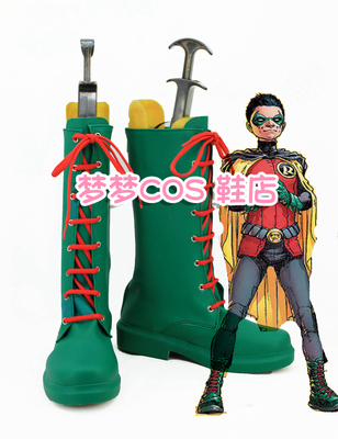 taobao agent No. 2924 Batman Damian COSPLAY Shoes COS Anime Shoes to Custom