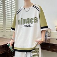 Бело-зеленая футболка [цельное изделие]