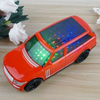 Электрическая игрушка, машина, легкий музыкальный универсальный гоночный автомобиль для мальчиков, поворотные колеса, 1-2-3 лет