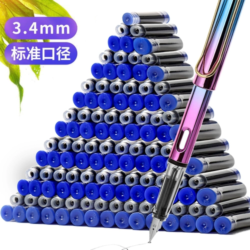 Ручка, стираемые черные сменные чернила для школьников и студентов, 3.4мм