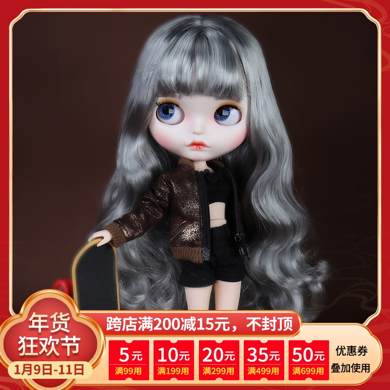 búp bê cô gái đồ chơi blythe nhỏ vải búp bê mô phỏng tóc đầm búp bê công chúa búp bê trẻ em lớn của