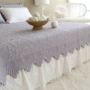 Hàn Quốc nhập khẩu màu xám Mỹ Hàn Quốc quilted bed quilt nệm Châu Âu quilted bed quilted quilted bed cover ba mảnh ga nệm 1m6