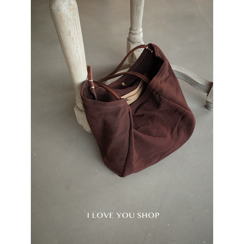 Мне нравится ваш магазин iloveyoushop tot bag с большой сумкой для плеча ретро, ​​древний холст, сумка для покупок, сумка