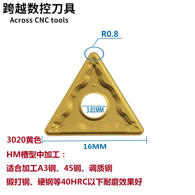 Lưỡi CNC phủ hình tam giác TNMG160404/160408/160412-TM T9125 9025 các bộ phận bằng thép cán dao tiện cnc Dao CNC