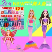 Búp bê barbie giày tinh thể giày cao gốc giày phổ phụ kiện nàng tiên cá búp bê nàng tiên cá đồ chơi