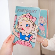 Du lịch ở nước ngoài hộ chiếu Hàn Quốc dễ thương cô gái tim đa chức năng tài liệu túi bảo vệ tay áo tài liệu túi lưu trữ túi