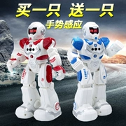 Alpha điều khiển từ xa robot thông minh máy móc đồ chơi nhảy múa không gian điện chiến tranh mũm mĩm cậu bé món quà con