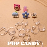 Мультяшное прозрачное кольцо ручной работы