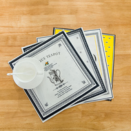 Bắc âu zakka hoa cotton linen bữa ăn coaster bát mat bảng mat vải vải khăn ăn Phương Tây mat cách nhiệt