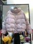 Áo khoác mùa đông E8 dày cotton pad cotton 2018 mới vành đai dịch vụ bánh mì nữ ngắn đoạn sinh viên Hàn Quốc phiên bản 0,75 áo phao nữ ngắn