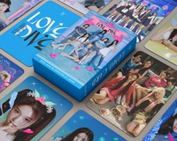 55 IVE 2022 Альбом Love Dive 3 -дюймовая закругленная карта Lomo Small Card Периферийная открытка