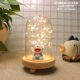 Sáng tạo Doraemon led ánh sáng ban đêm leng keng mèo trang trí cây lửa hoa bạc bìa thủy tinh sao tặng bạn gái món quà sinh nhật - Trang trí nội thất