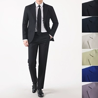 2019 xuân mới phù hợp với nam giới phiên bản Hàn Quốc của ulzzang Anh đơn giản phù hợp với set đồ trang trí cơ thể đẹp trai thủy triều - Suit phù hợp quần short nam