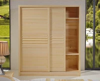 Можно настроить сплошной дверной дверь гардероб сосновой деревянной дверной дверь экологически чистое взрослое дерево