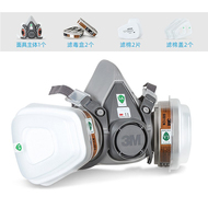 Mặt nạ phòng độc 3M6200 mặt nạ formaldehyde phun sơn khí đặc biệt chống bụi hóa chất thuốc trừ sâu mỏ than mặt nạ than hoạt tính mặt nạ 3m 6800 mặt nạ phòng độc 3m