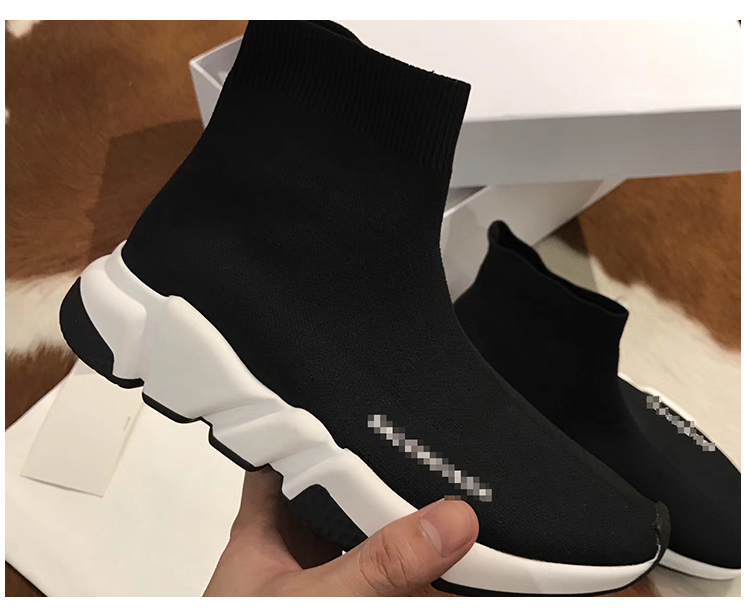 Black And White BackgroundGao Bang Socks and shoes female 2021 Spring and summer new pattern ventilation elastic force Internet celebrity Women's Shoes Versatile leisure time motion lovers Short boots