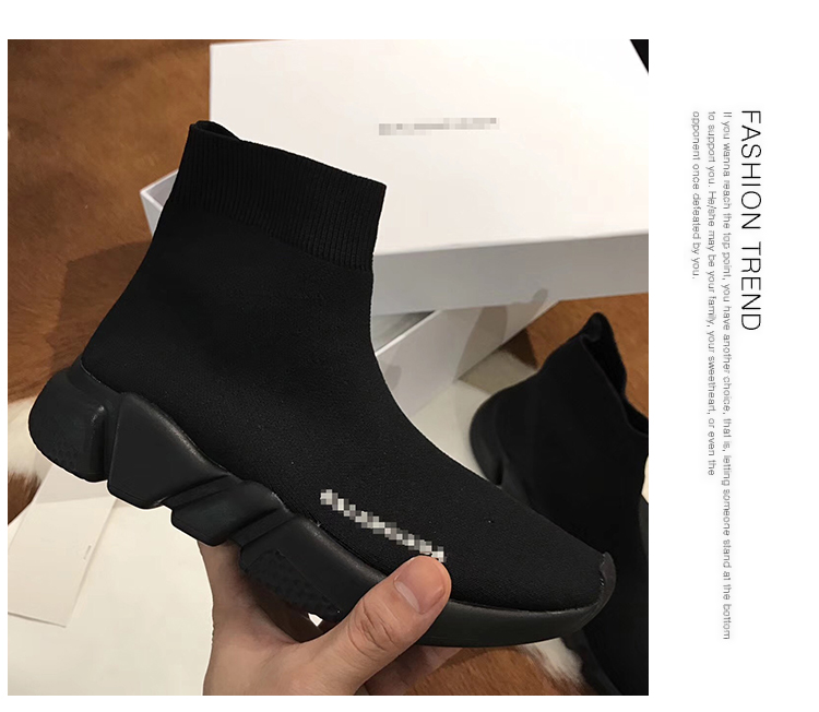 Black BackgroundGao Bang Socks and shoes female 2021 Spring and summer new pattern ventilation elastic force Internet celebrity Women's Shoes Versatile leisure time motion lovers Short boots