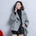 Mùa xuân và mùa đông 2019 mới của phụ nữ Hàn Quốc nhỏ nước hoa làm dày len nhỏ phổ biến áo khoác len ngắn ngắn phổ biến - Áo khoác ngắn áo khoác nữ de thương Áo khoác ngắn