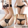 4 đồ lót gợi cảm nữ trong suốt cám dỗ mở tập tin ngọc trai massage thong thấp eo ren siêu mỏng trong suốt quần T lọt khe nam