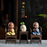 Маленький монаш китайский украшение дзен чай питомец может питать пурпурный песчаный бутик творческий чайный