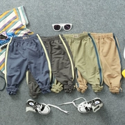Quần áo trẻ em mùa hè bé trai mới chống muỗi quần bé trai quần mỏng bé mùa hè quần cotton thoáng khí - Quần