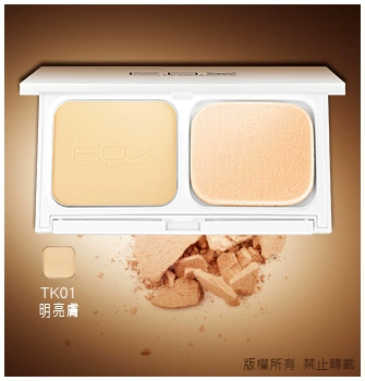 Quầy chính hãng Đài Loan FOX FOX Trang điểm Son môi, Phấn phủ dưỡng ẩm thân thiện với da SPF30 (Miễn phí vận chuyển) - Bột nén
