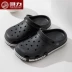 [Huili] Baotou Dép Thể Thao Croc Giày Nam Mùa Hè Áo Khoác Ngoài Dép Sandal Chống Trơn Trượt Thoáng Khí Giày Đi Biển HL96 shop bán dép đi biển 