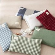 Gối cặp gối đơn 40x60 cotton 100% cotton gối trẻ em gối đặt nhỏ 30x50 - Gối trường hợp