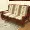 Sofa ba ghế đệm đơn gỗ gụ một đệm mới đệm bọt biển lõi gỗ rắn Trung Quốc