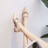 Обувь, летняя универсальная подходит с юбкой с заостренным носом, сандалии, 2024 года, популярно в интернете, мягкая подошва