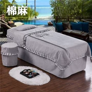 Cao cấp bông denim bedspread Body Massage Beauty ánh sáng da màu xám dưới thẩm mỹ viện quản lý có thể được tùy chỉnh - Trang bị tấm