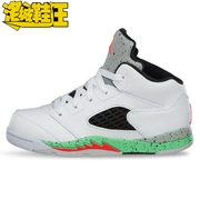 Giày Los Angeles điên Air Jordan 5 Joe 5 AJ5 nọc độc màu xanh lá cây TD trẻ em 440890-115 - Giày dép trẻ em / Giầy trẻ
