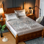 Mới cao cấp máy có thể giặt giường túi giường loại băng lụa mat ba mảnh mat điều hòa không khí mat 1.8m1.5m giường