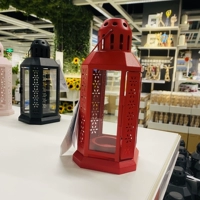 Ikea, настольная лампа, рождественская стеклянная свеча