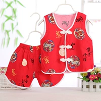 Тан костюм большого красного дракона и тигра