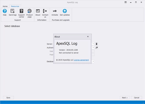 Таблица базы данных ApexSQL Удалить последнюю версию программного обеспечения для восстановления данных