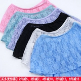 Детская кружевная мини-юбка для тренировок, юбка, эластичная талия