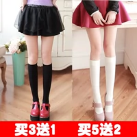 Vớ cao vớ nữ trên đầu gối sinh viên Nhật Bản mùa hè cos vớ màu đen và trắng không trượt đùi nửa vớ tất nam cổ ngắn