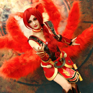 taobao agent Red heroes, props, fox, cosplay