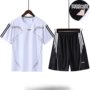 Bộ đồ mùa hè quần short nam tay ngắn thể thao giản dị học sinh hai mảnh phiên bản Hàn Quốc của xu hướng đẹp trai phù hợp với quần áo nam - Bộ đồ áo thể thao nam