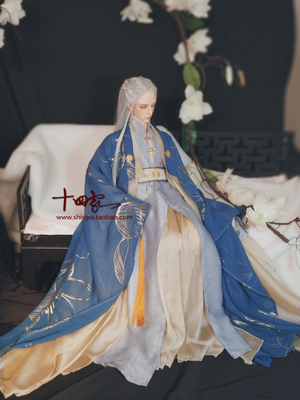 taobao agent 1/3 Uncle Soom Bjd costume baby clothes Hua Chao Blue Edition 