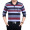 Người đàn ông trung niên của mùa thu dài tay t-shirt 50-60-70 tuổi ông nội áo len đan sọc áo sơ mi quần áo già áo thun polo
