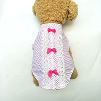 Розовый жилет с бантиком