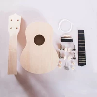 DIY nhạc cụ DIY ukulele mẫu giáo bằng gỗ tự làm vật liệu thủ công ukulele - Nhạc cụ phương Tây đàn guitar fender