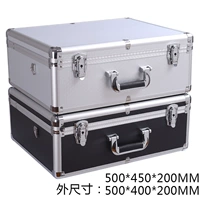 Портативная металлическая большая коробка, универсальный набор инструментов, оборудование, стенд, ящик для хранения, алюминиевый сплав