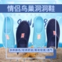 Mùa hè mới lỗ giày chống trượt thoáng khí Baotou một nửa dép lười dép giản dị dép nam đi biển phổ biến giày tây nam đẹp